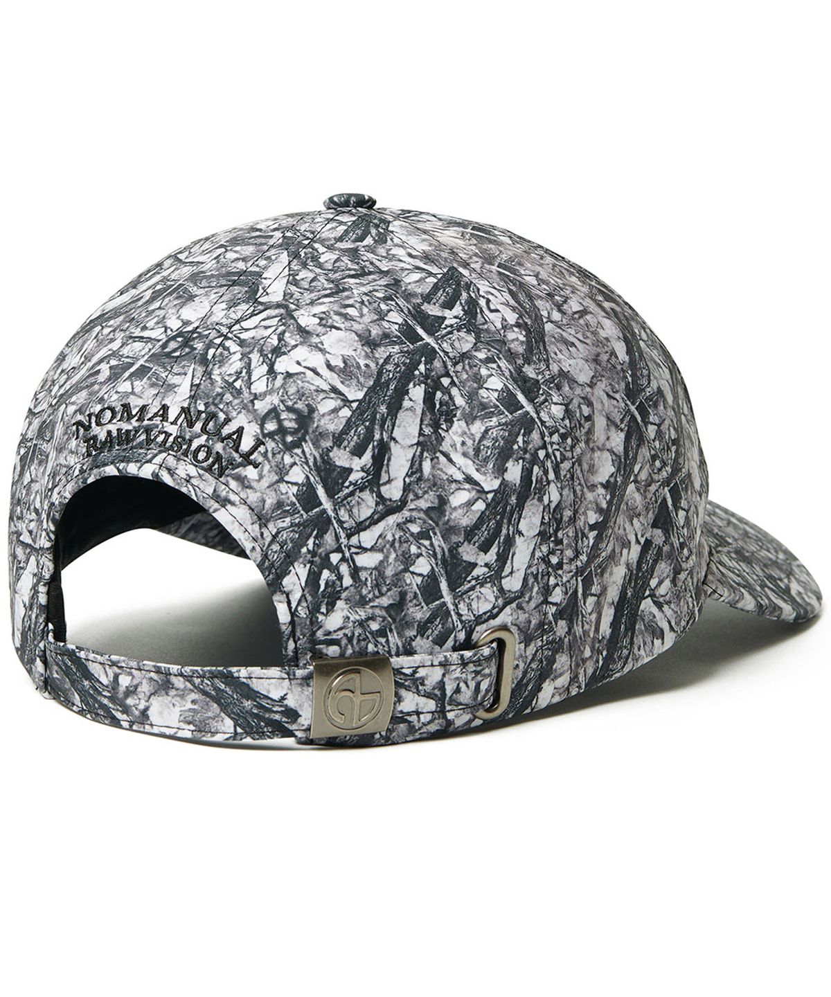 노매뉴얼(NOMANUAL) NM NATURE CAMO BALL CAP - BLACK