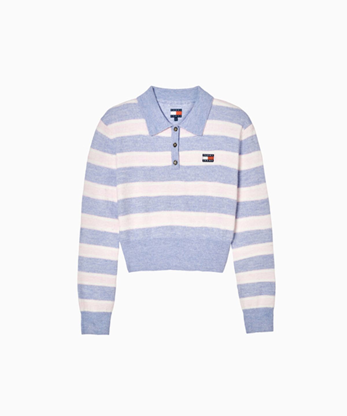타미진스(TOMMY JEANS) 플러피 폴로 스웨터 (T32G0KTO12TWT10EN)