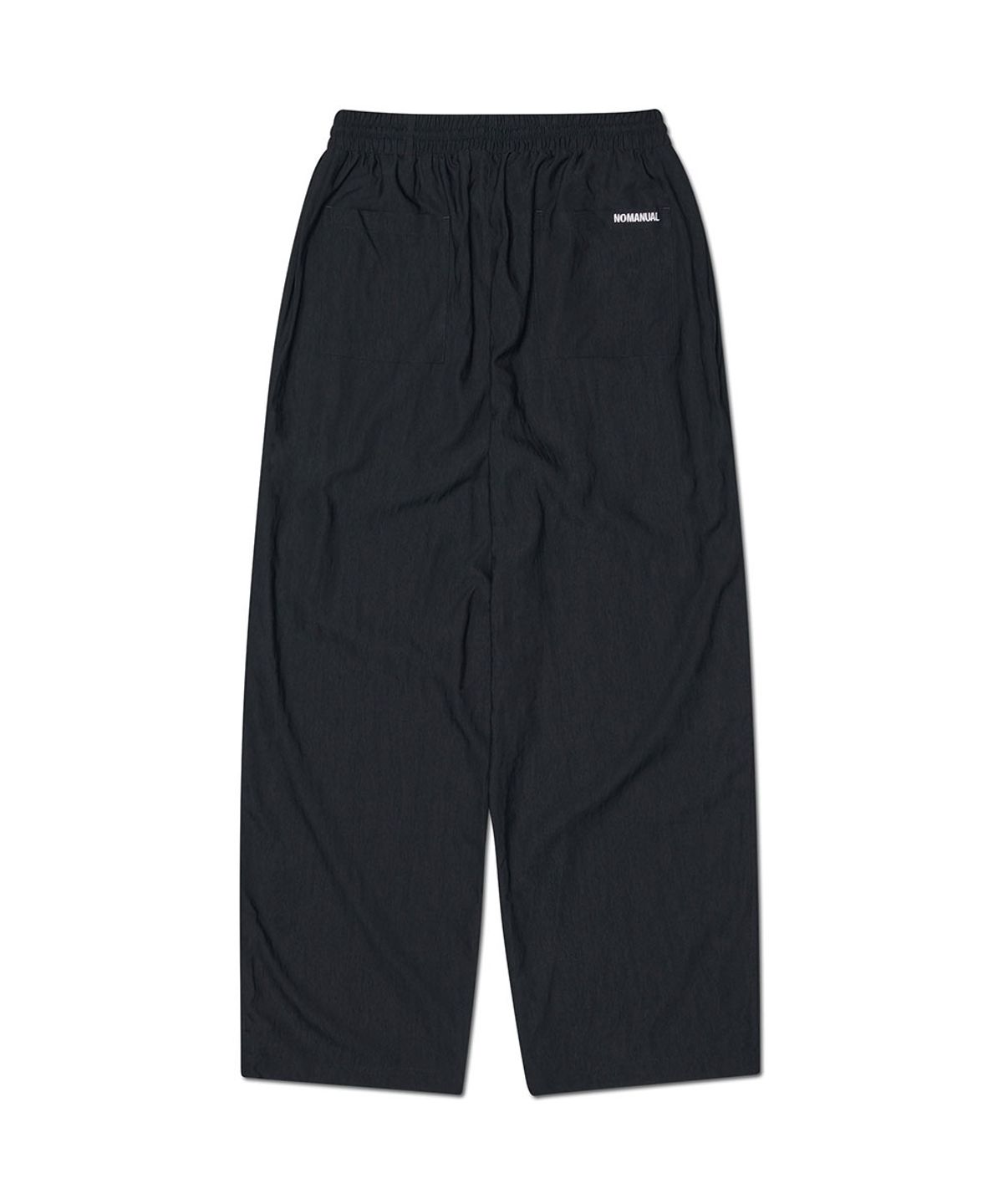노매뉴얼(NOMANUAL) R.C NYLON PANTS - BLACK