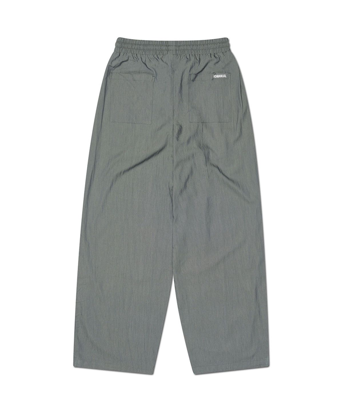 노매뉴얼(NOMANUAL) R.C NYLON PANTS - CHARCOAL