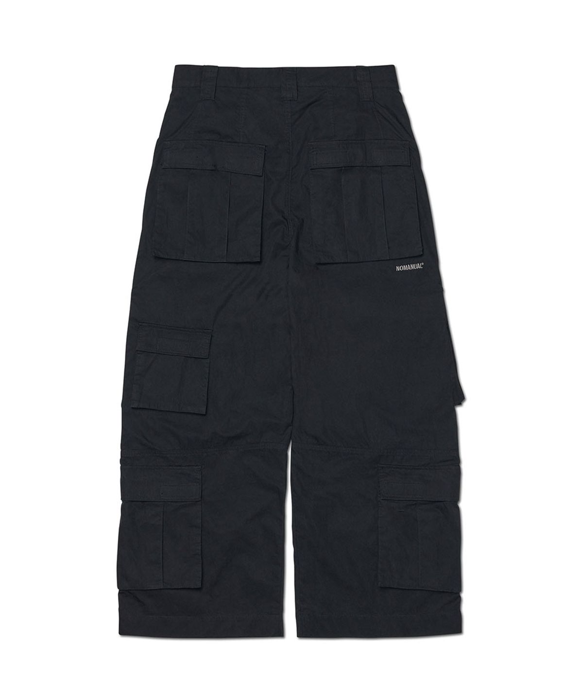 노매뉴얼(NOMANUAL) CONA CARGO PANTS - BLACK
