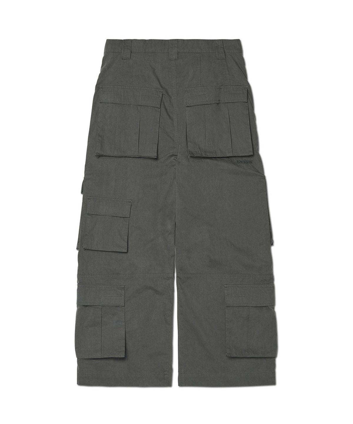 노매뉴얼(NOMANUAL) CONA CARGO PANTS - CHARCOAL