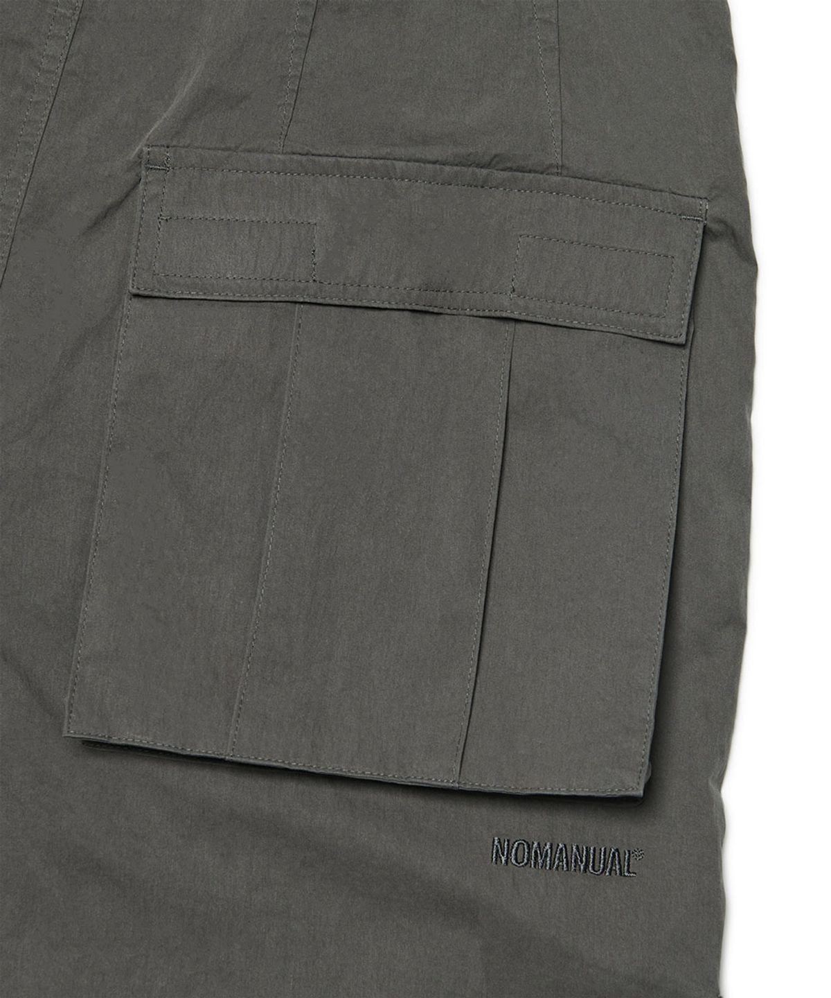 노매뉴얼(NOMANUAL) CONA CARGO PANTS - CHARCOAL