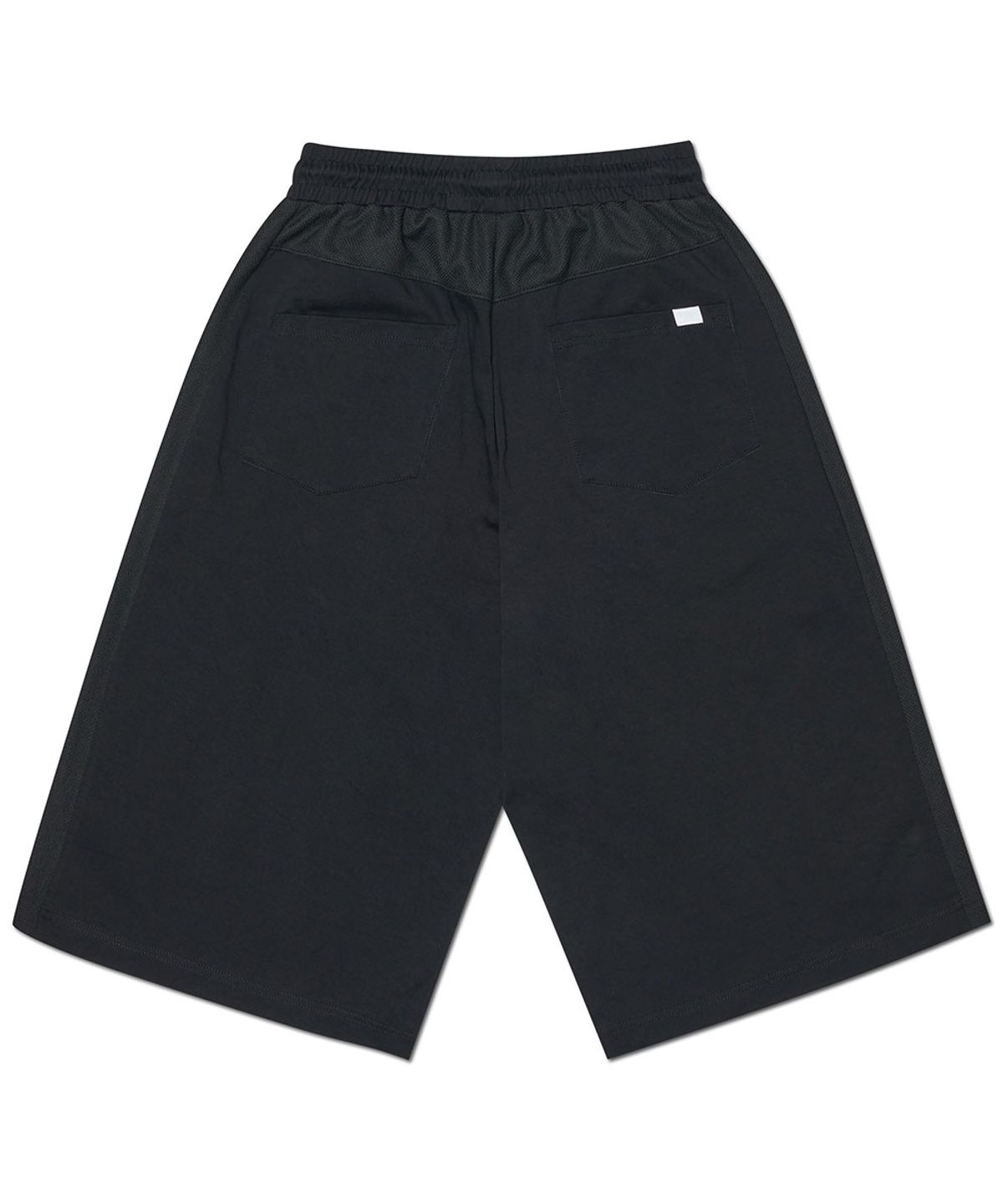 노매뉴얼(NOMANUAL) W.B BERMUDA SWEATPANTS - BLACK