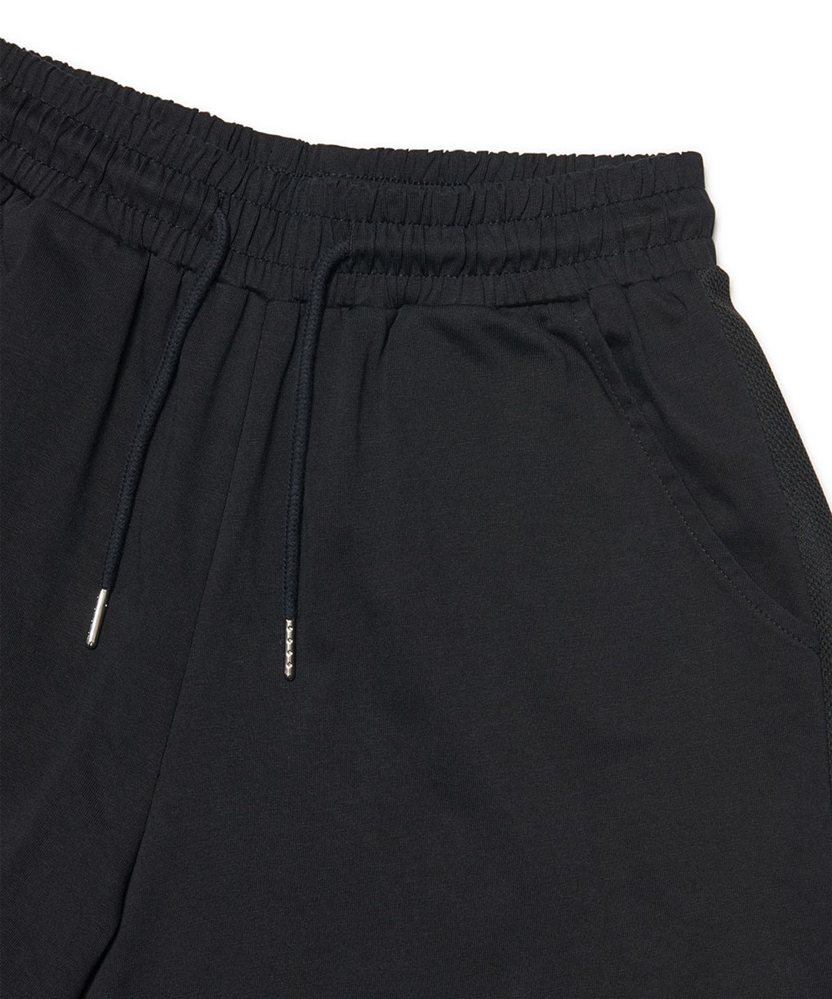 노매뉴얼(NOMANUAL) W.B BERMUDA SWEATPANTS - BLACK