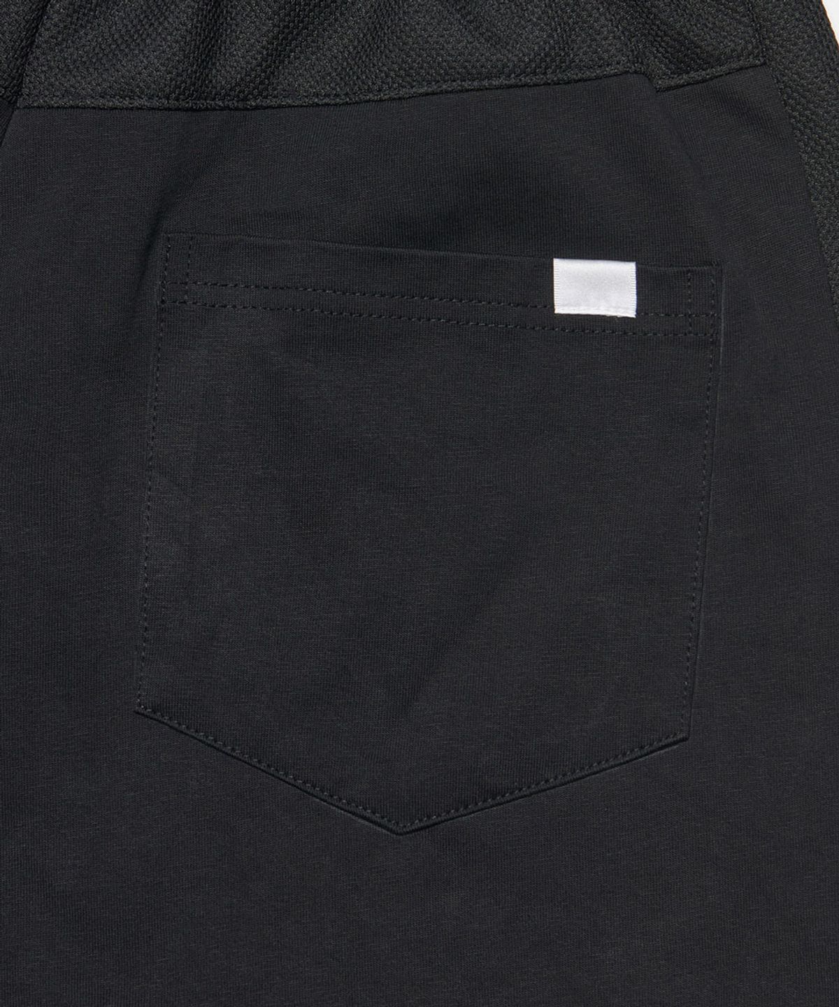 노매뉴얼(NOMANUAL) W.B BERMUDA SWEATPANTS - BLACK