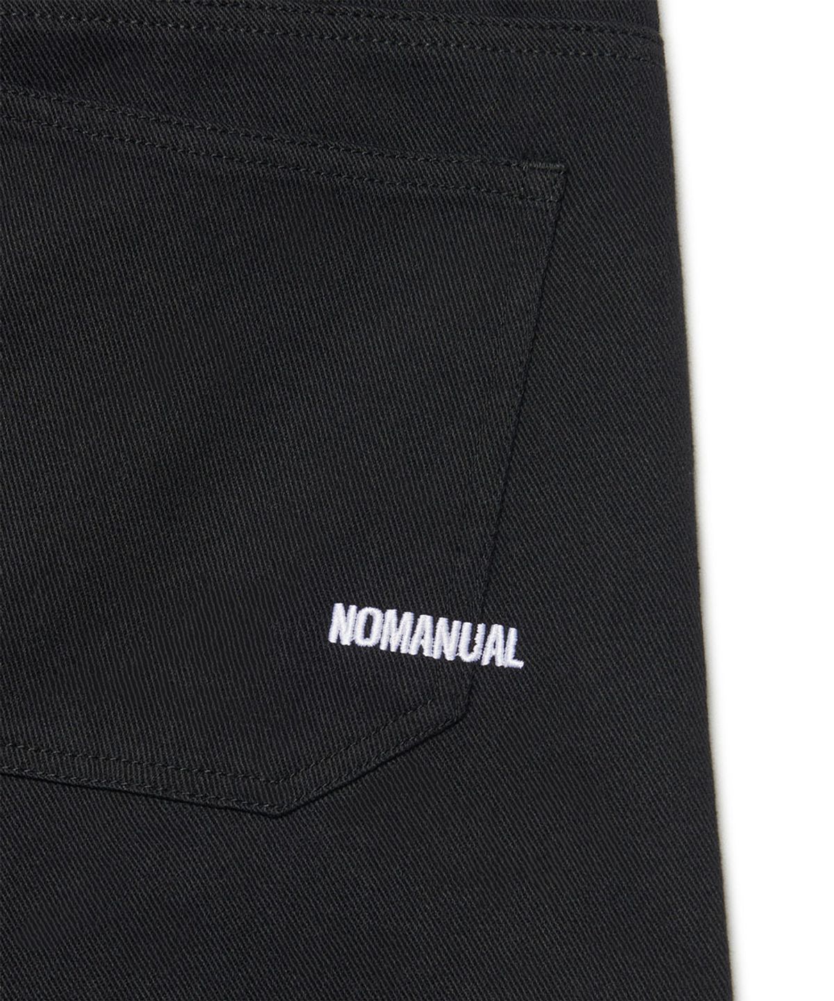 노매뉴얼(NOMANUAL) I.L BERMUDA PANTS - BLACK