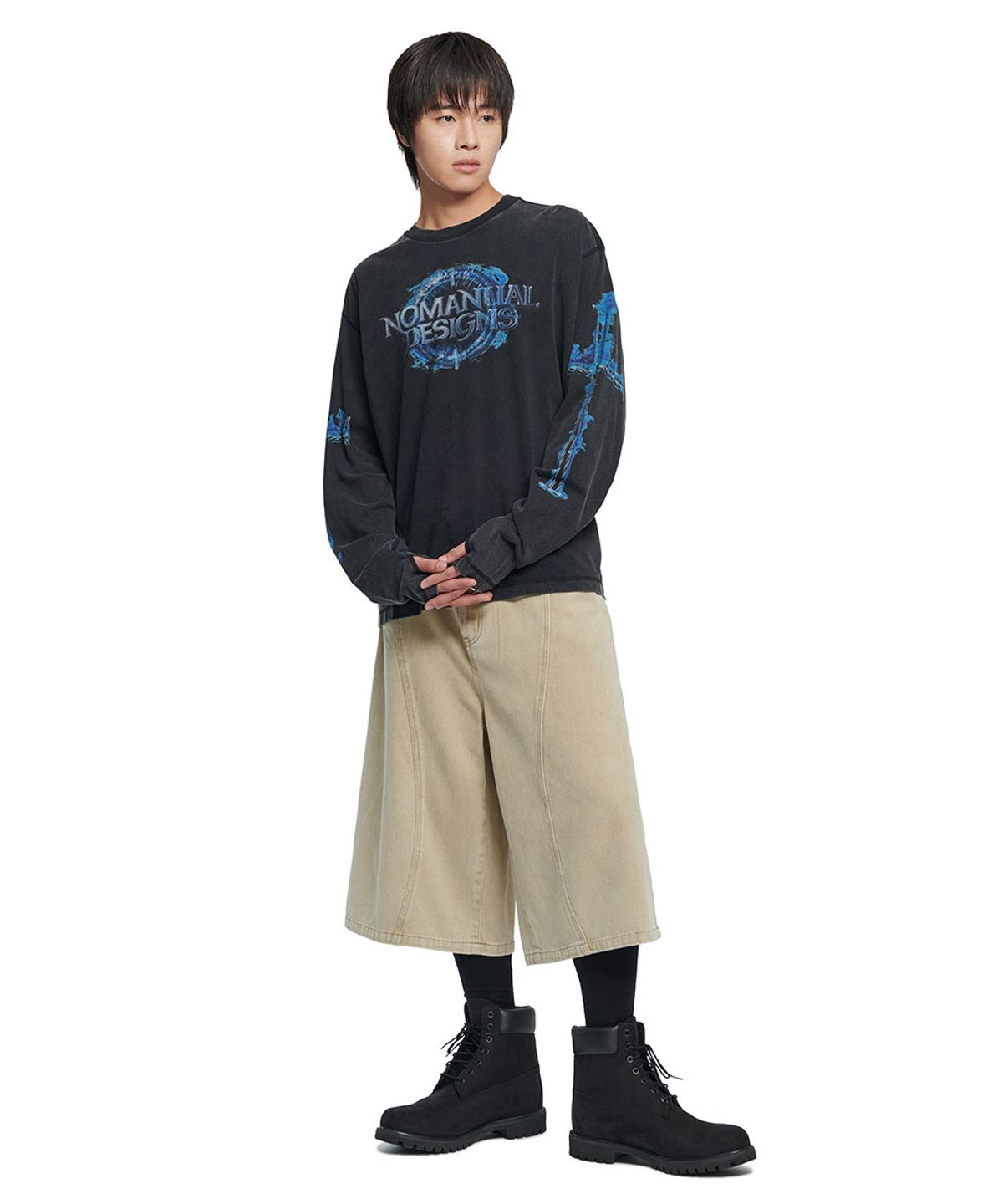 노매뉴얼(NOMANUAL) I.L BERMUDA PANTS - SAND