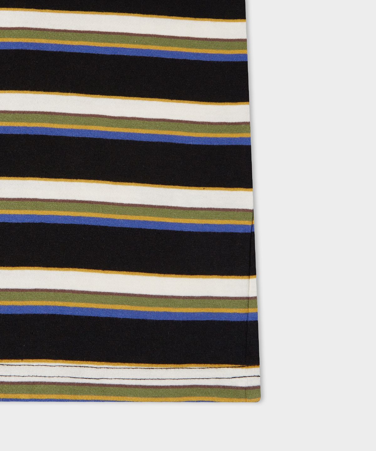 리메인세컨드(LEMAIN SECOND) 잔 스트라이프 오버핏 반팔 티셔츠 [아이보리]
