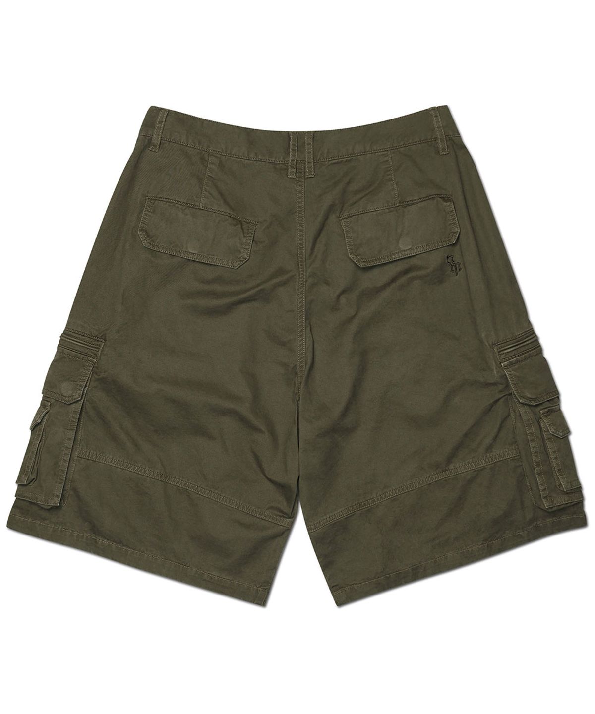 노매뉴얼(NOMANUAL) WASHED CARGO SHORTS - OLIVE