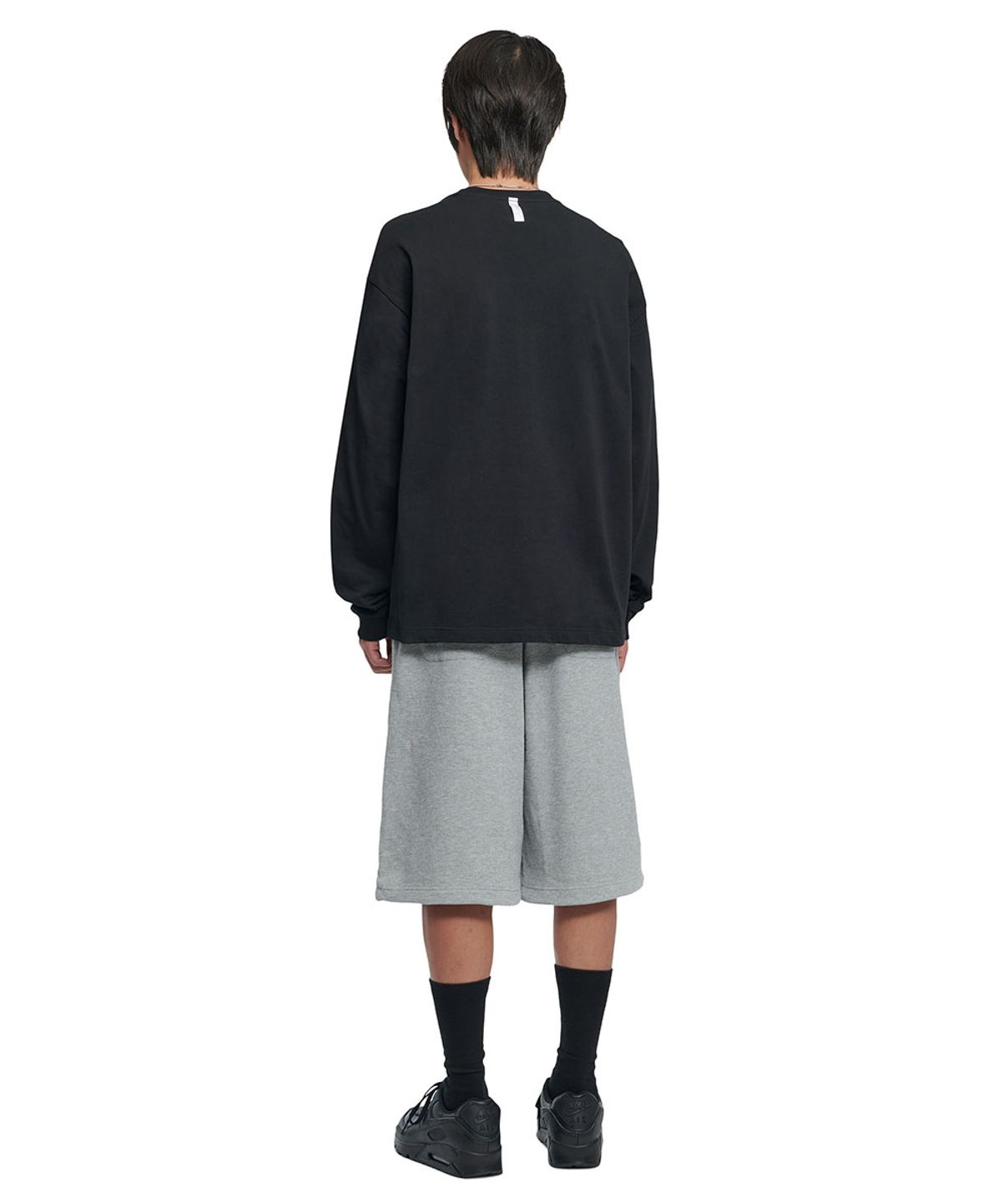 노매뉴얼(NOMANUAL) LIGHT WAFFLE SHORTS - GRAY