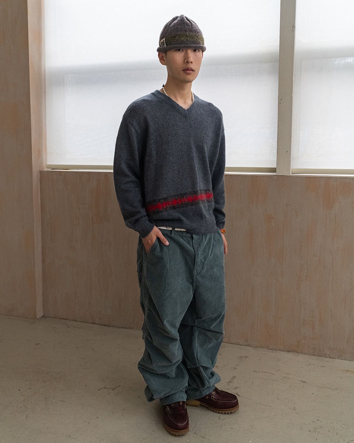 카락터(KARACTOR) Built mild pants / Mint