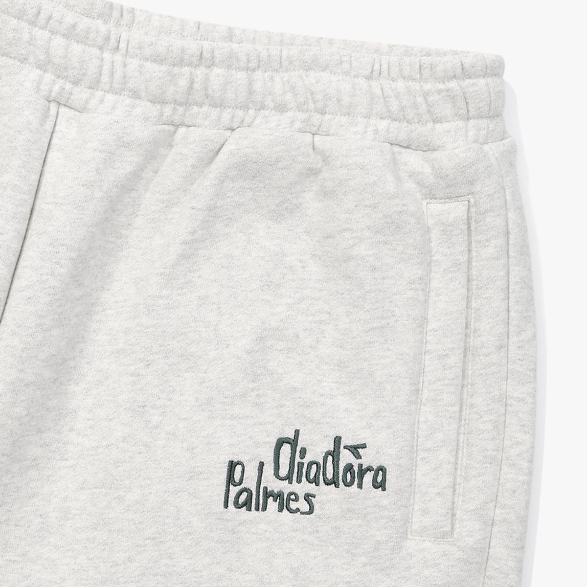 디아도라(diadora) [DIADORA by PALMES] 로고 포인트 스웻팬츠 MELANGE GREY