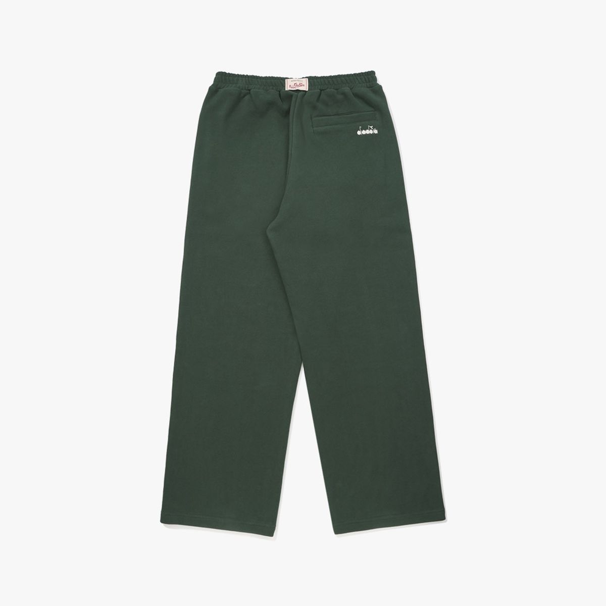 디아도라(diadora) [DIADORA by PALMES] 로고 포인트 스웻팬츠 GREEN