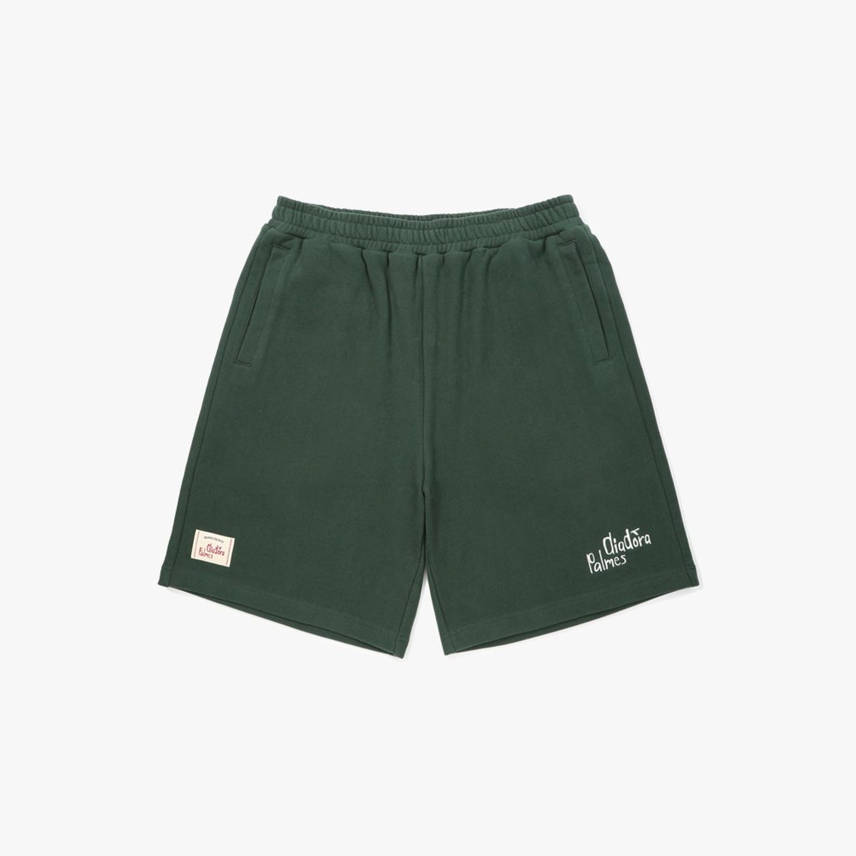 디아도라(diadora) [DIADORA by PALMES] 로고 포인트 하프 팬츠 GREEN