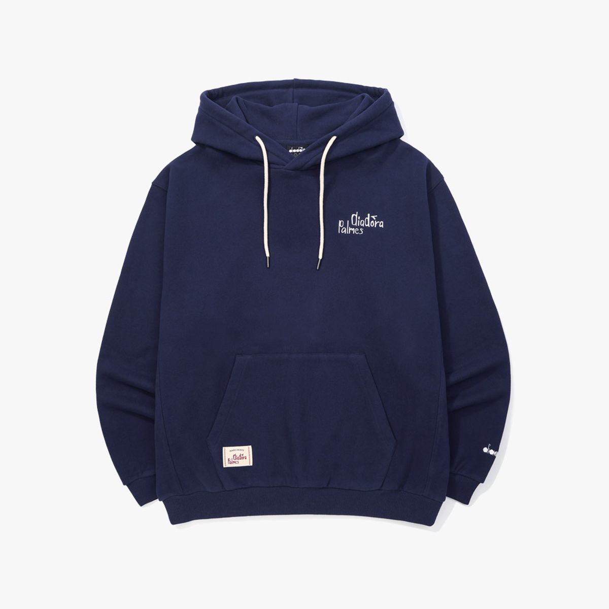 디아도라(diadora) [DIADORA by PALMES] 그래픽 후드티셔츠 NAVY