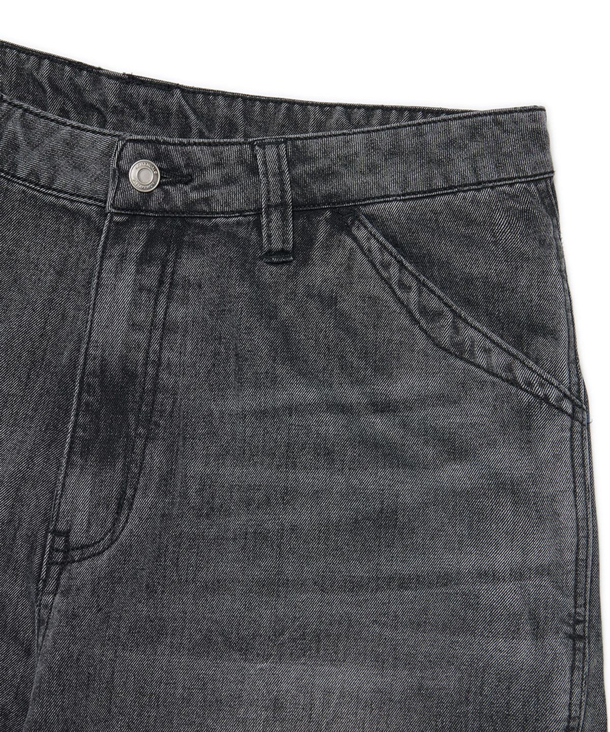 노매뉴얼(NOMANUAL) NEO DENIM PANTS - WASHED GRAY
