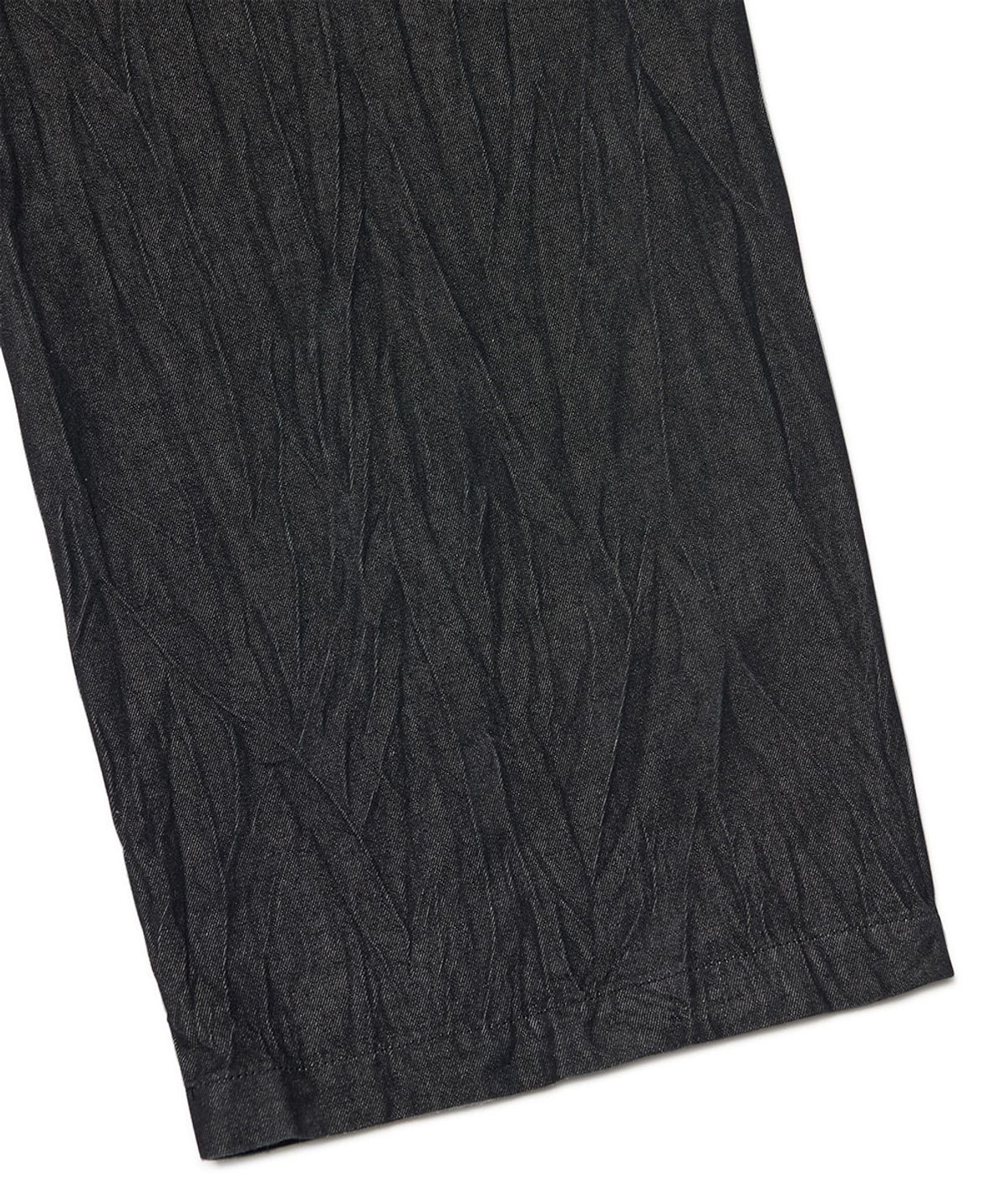 노매뉴얼(NOMANUAL) S.W WIDE DENIM PANTS - WASHED BLACK