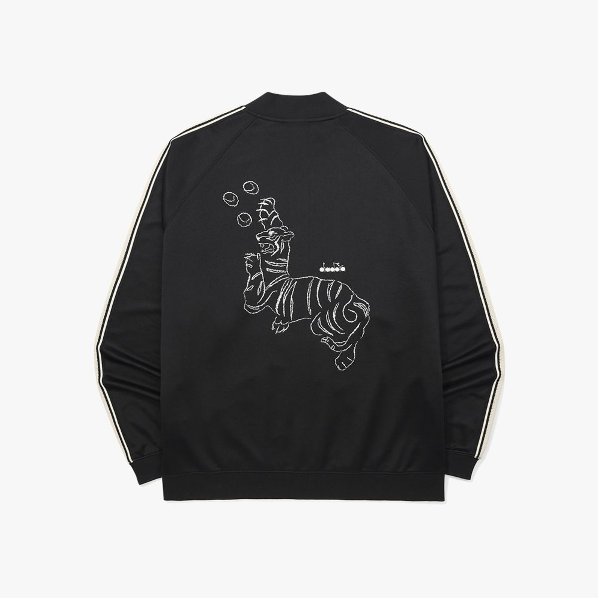디아도라(diadora) [DIADORA by PALMES] 그래픽 트랙 자켓 BLACK