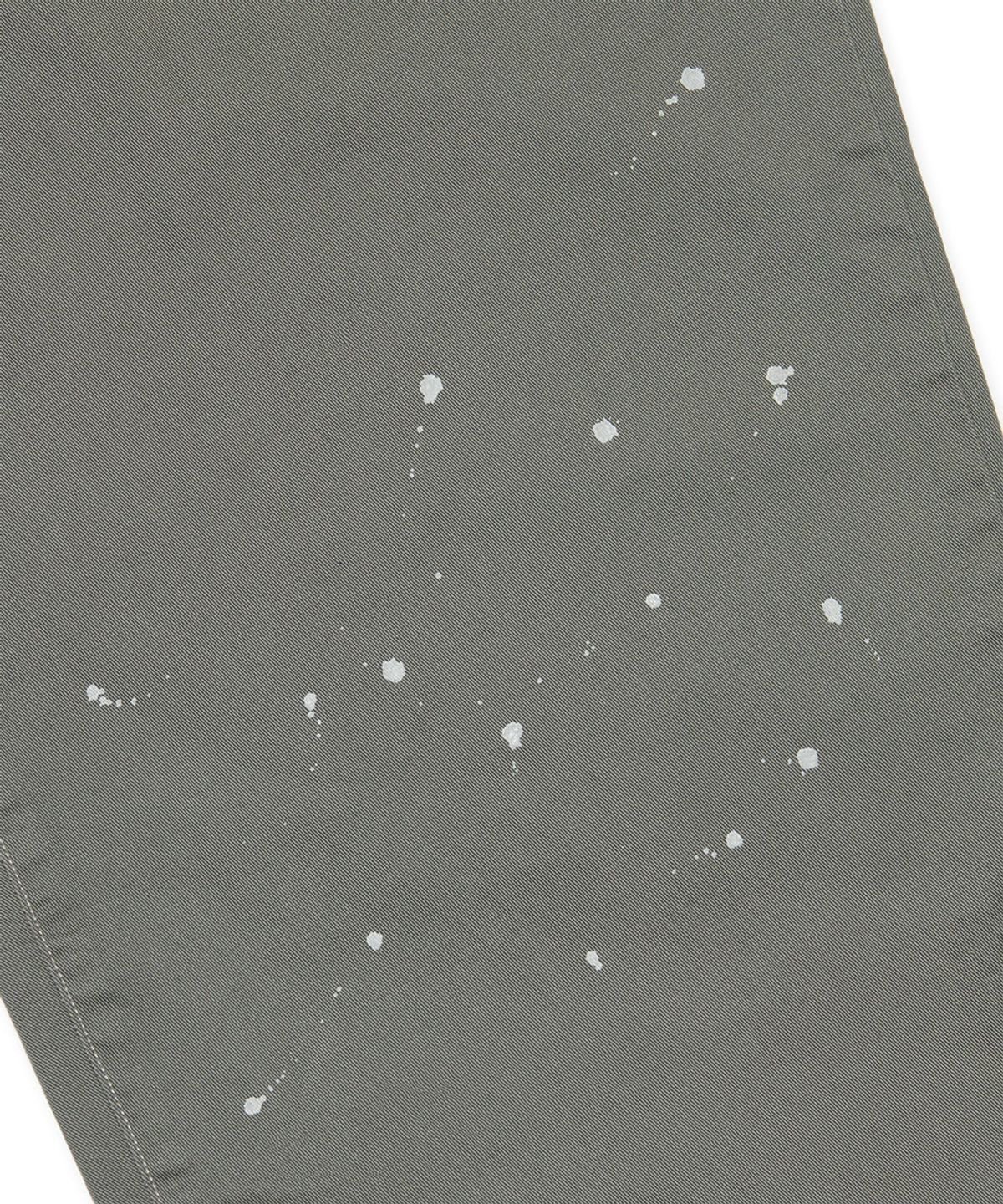 노매뉴얼(NOMANUAL) PAINTED TWO TUCK PANTS - KHAKI GRAY