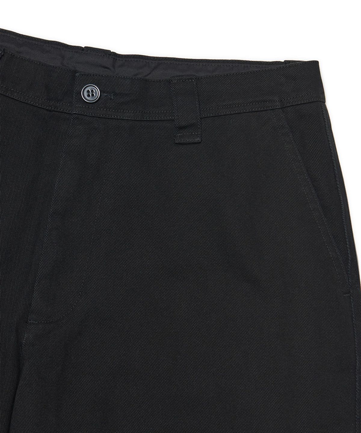 노매뉴얼(NOMANUAL) HEAVY COTTON WORK PANTS - BLACK