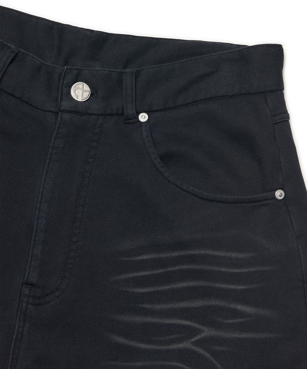 노매뉴얼(NOMANUAL) J.P WASHED SWEATPANTS - WASHED BLACK