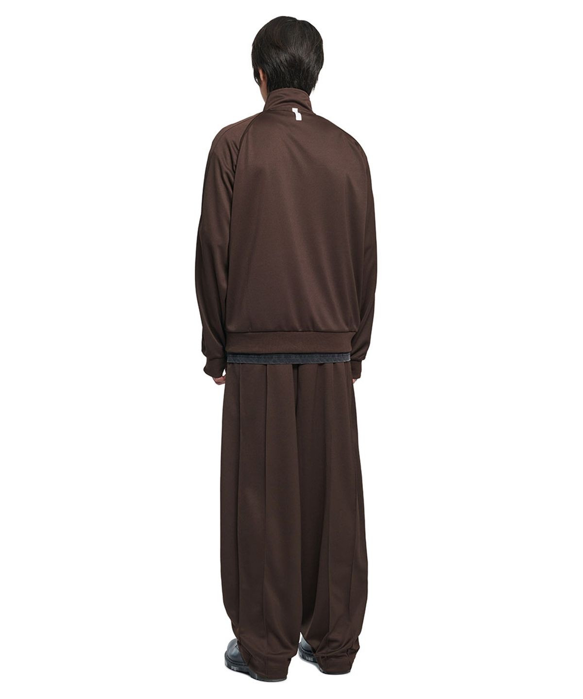 노매뉴얼(NOMANUAL) NM WIDE TRACK PANTS - BROWN