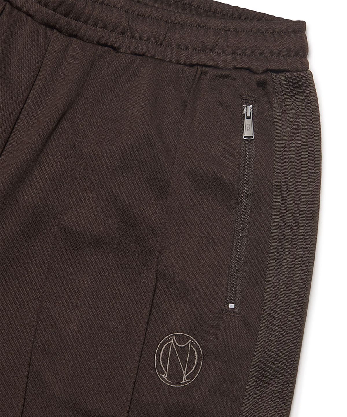 노매뉴얼(NOMANUAL) NM WIDE TRACK PANTS - BROWN