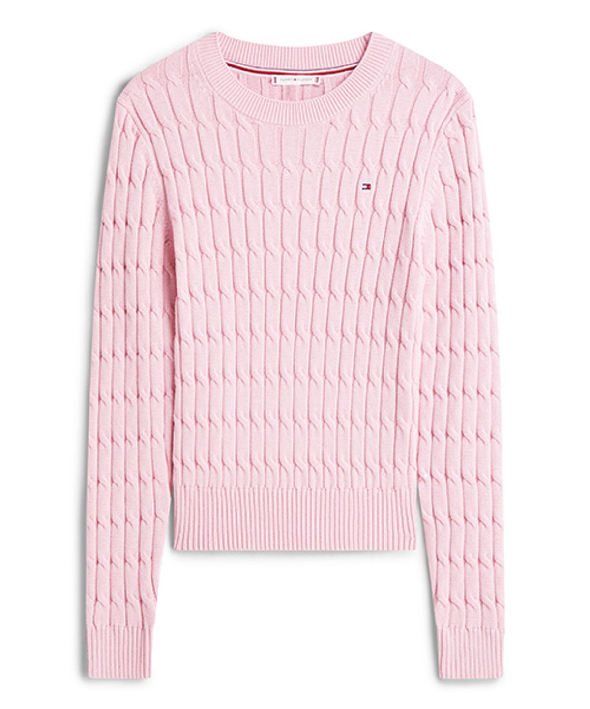 타미힐피거(TOMMY HILFIGER) 코튼 케이블 크루넥 스웨터 (T22G0KTO001WT2TPG)