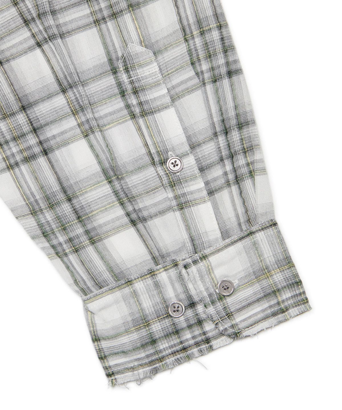 노매뉴얼(NOMANUAL) NEO CHECK SHIRT - BLACK