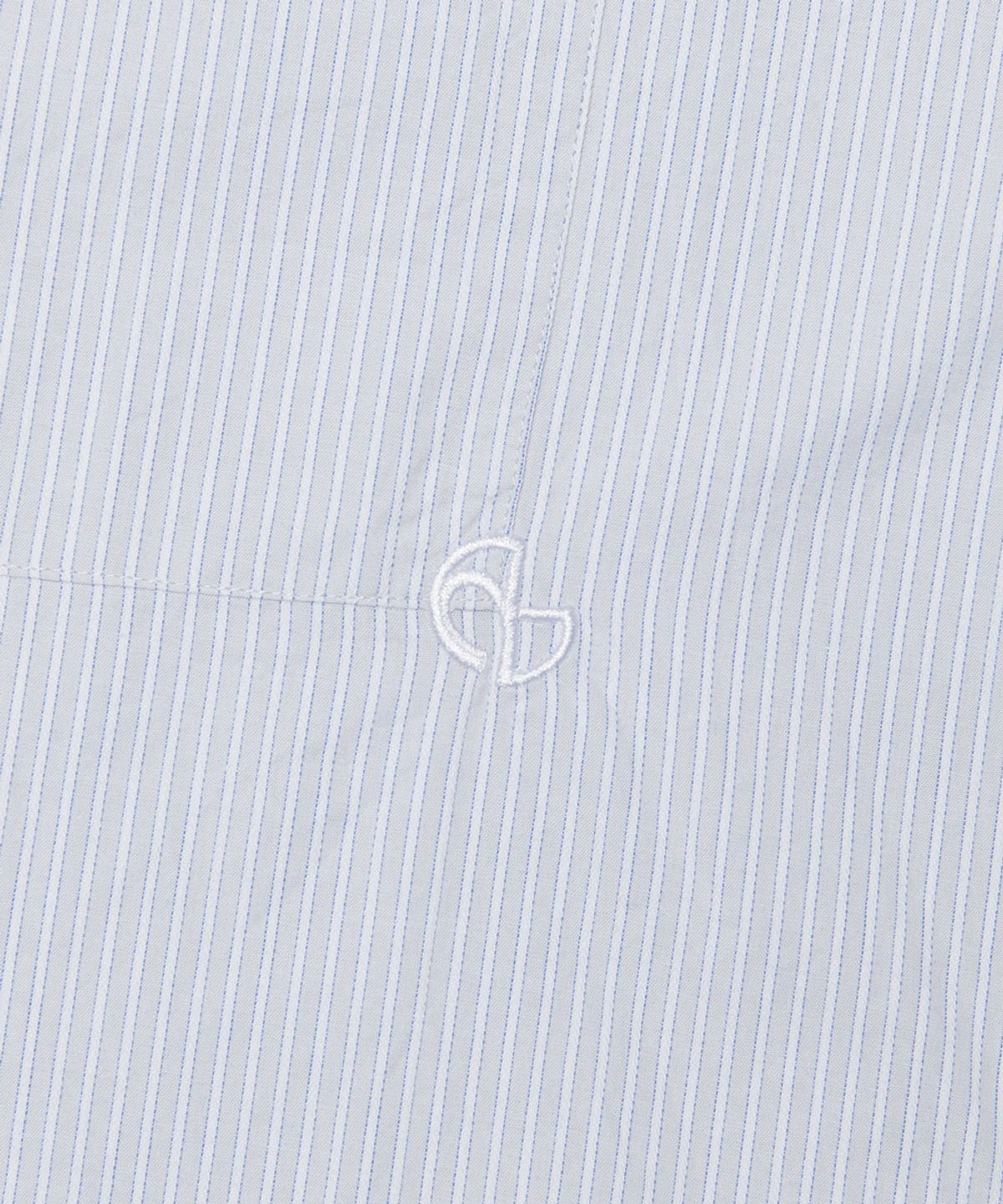 노매뉴얼(NOMANUAL) STRIPED SHIRT - GRAY