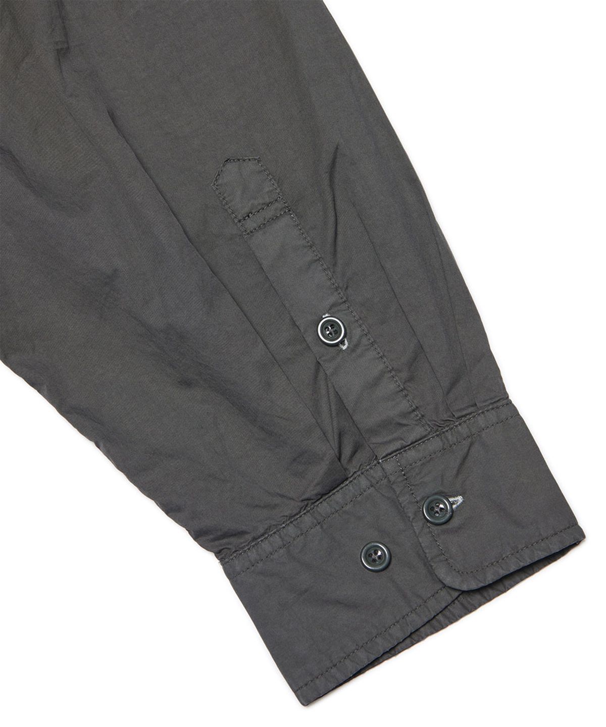 노매뉴얼(NOMANUAL) OVERDYED SHIRT - WASHED BLACK
