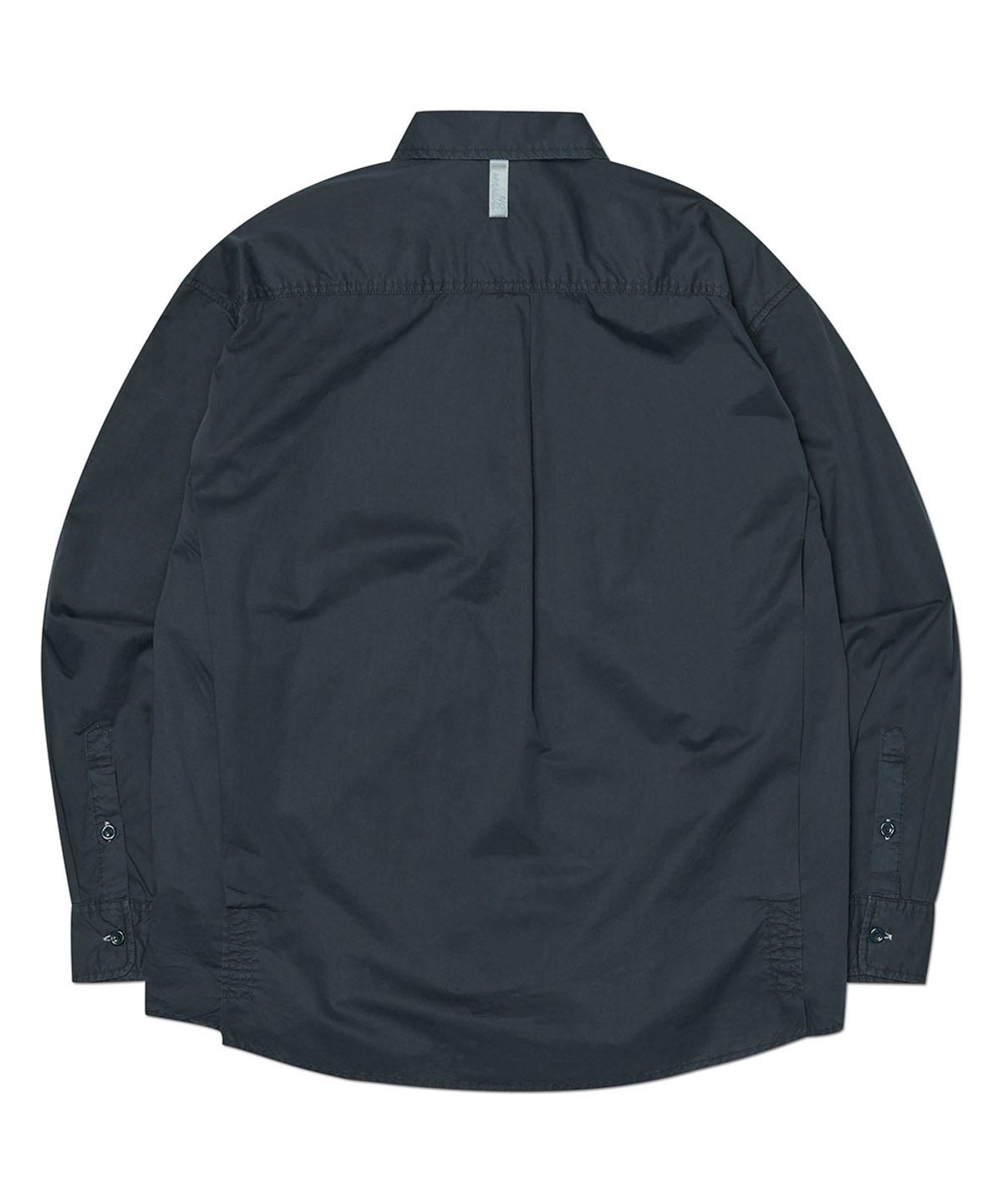 노매뉴얼(NOMANUAL) OVERDYED SHIRT - WASHED NAVY