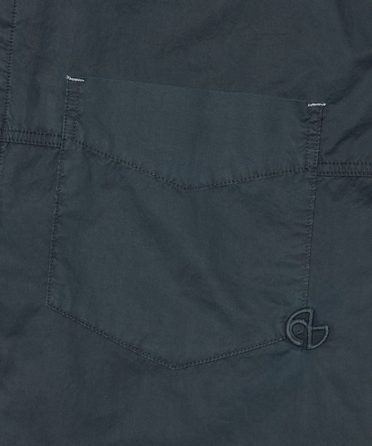 노매뉴얼(NOMANUAL) OVERDYED SHIRT - WASHED NAVY