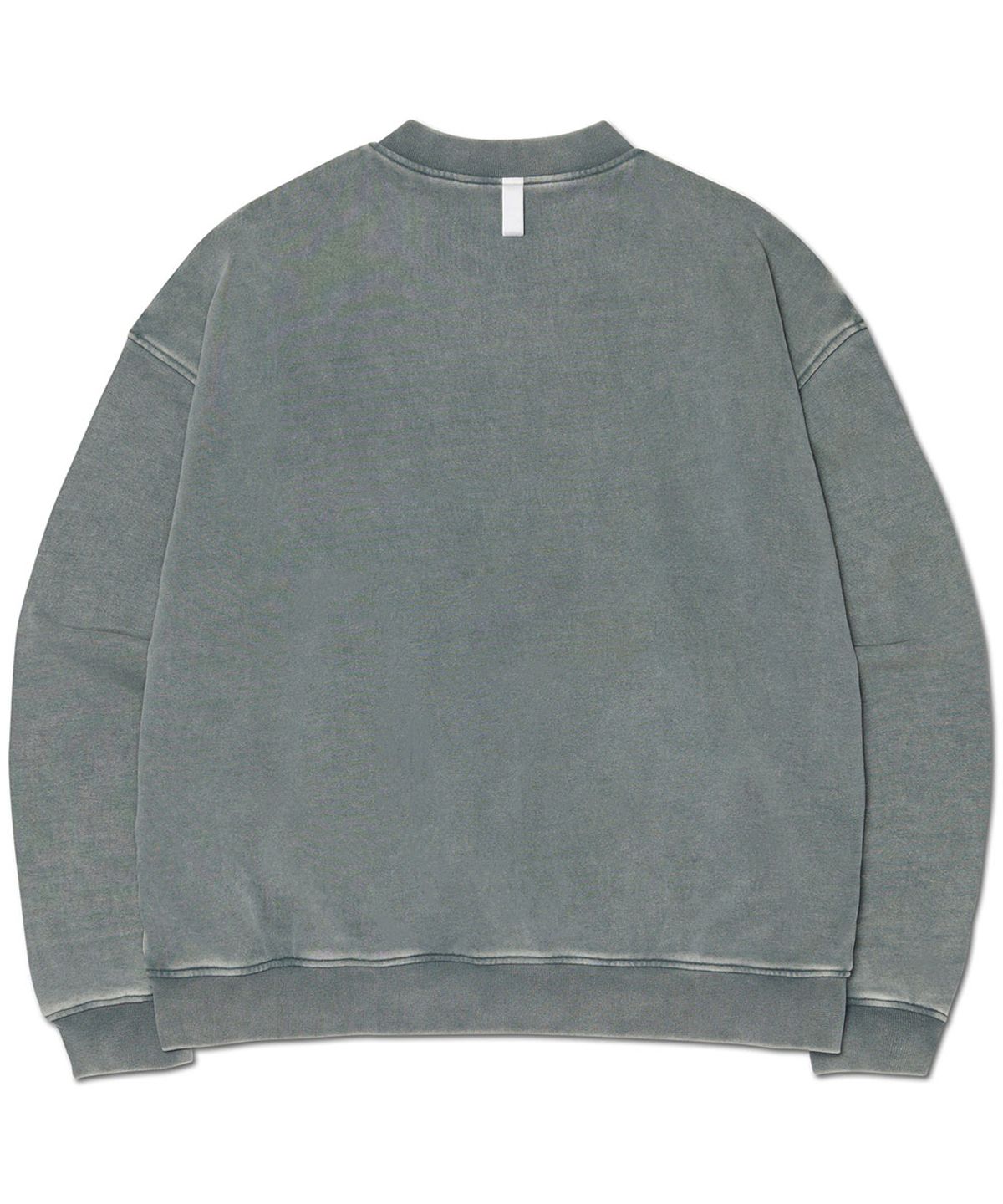 노매뉴얼(NOMANUAL) EMBLEM SWEAT ZIP-UP - WASHED GRAY