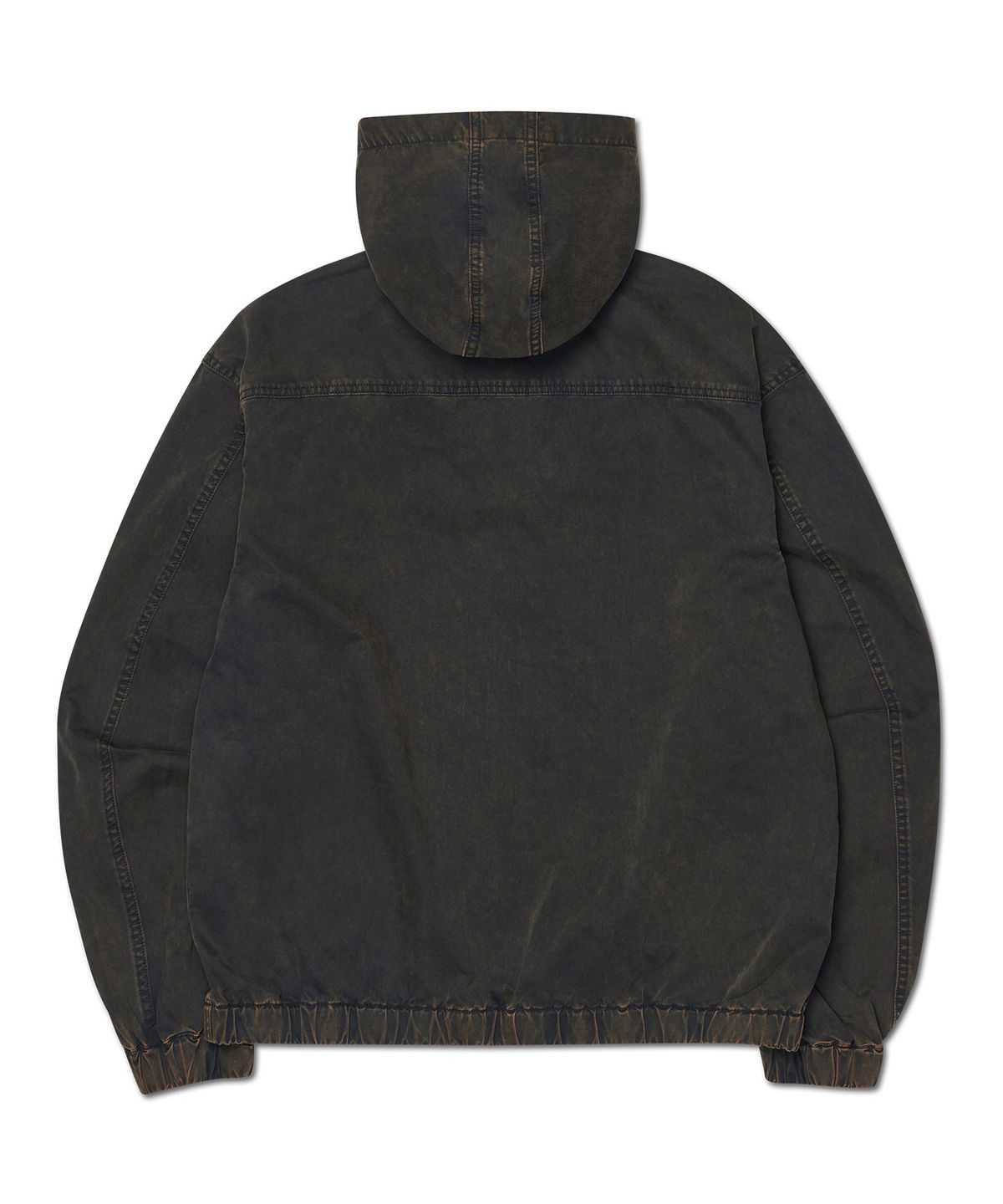 노매뉴얼(NOMANUAL) W.C HOODED JACKET - BLEACHED BLACK