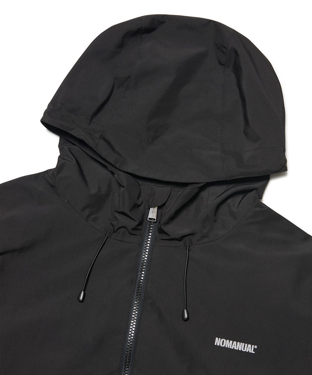 노매뉴얼(NOMANUAL) PENON WINDLOCK JACKET - BLACK