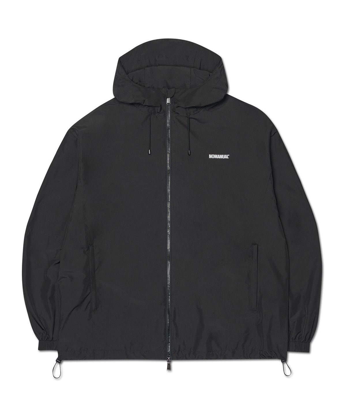 노매뉴얼(NOMANUAL) PENON WINDLOCK JACKET - BLACK