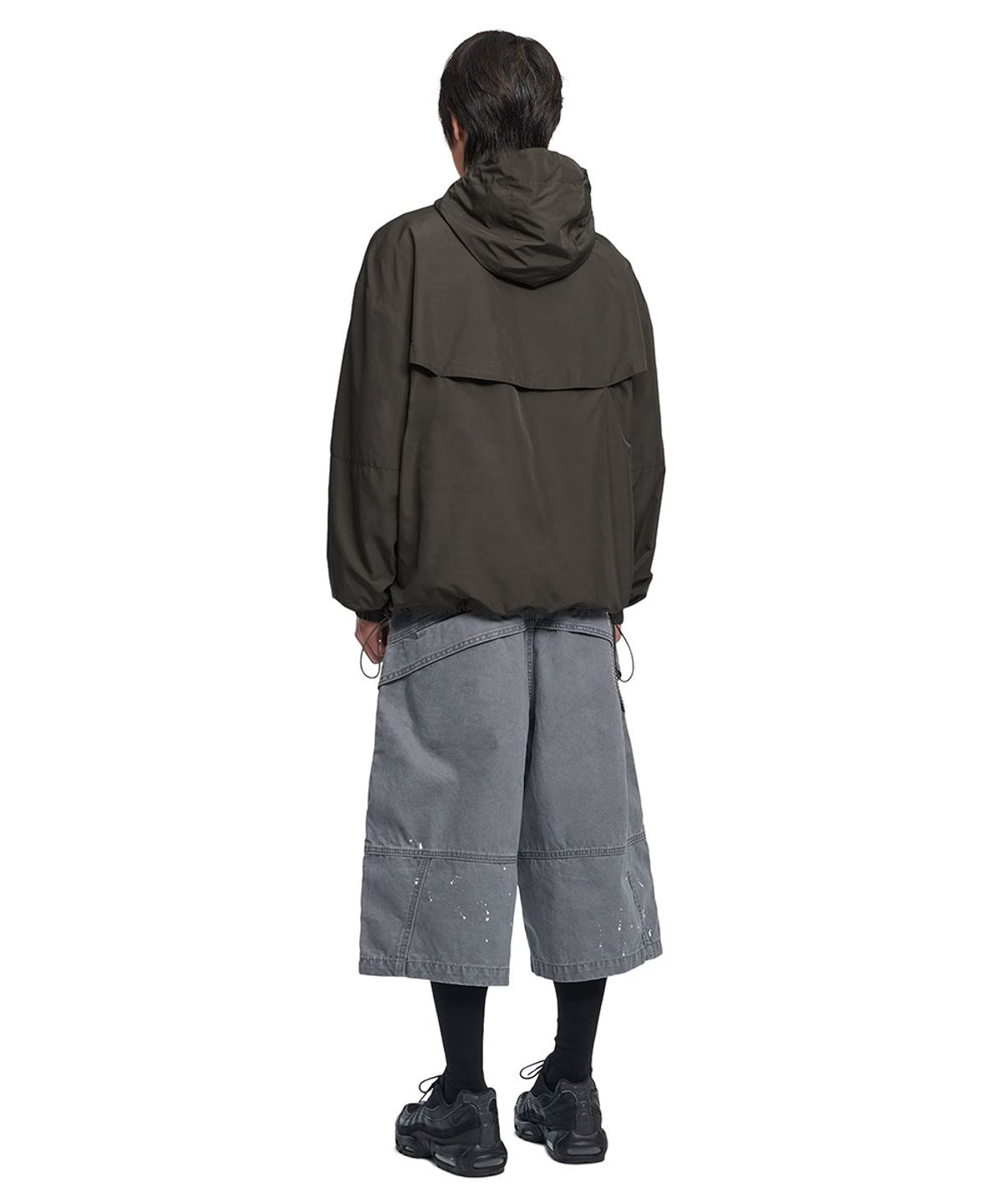 노매뉴얼(NOMANUAL) PENON WINDLOCK JACKET - CHARCOAL