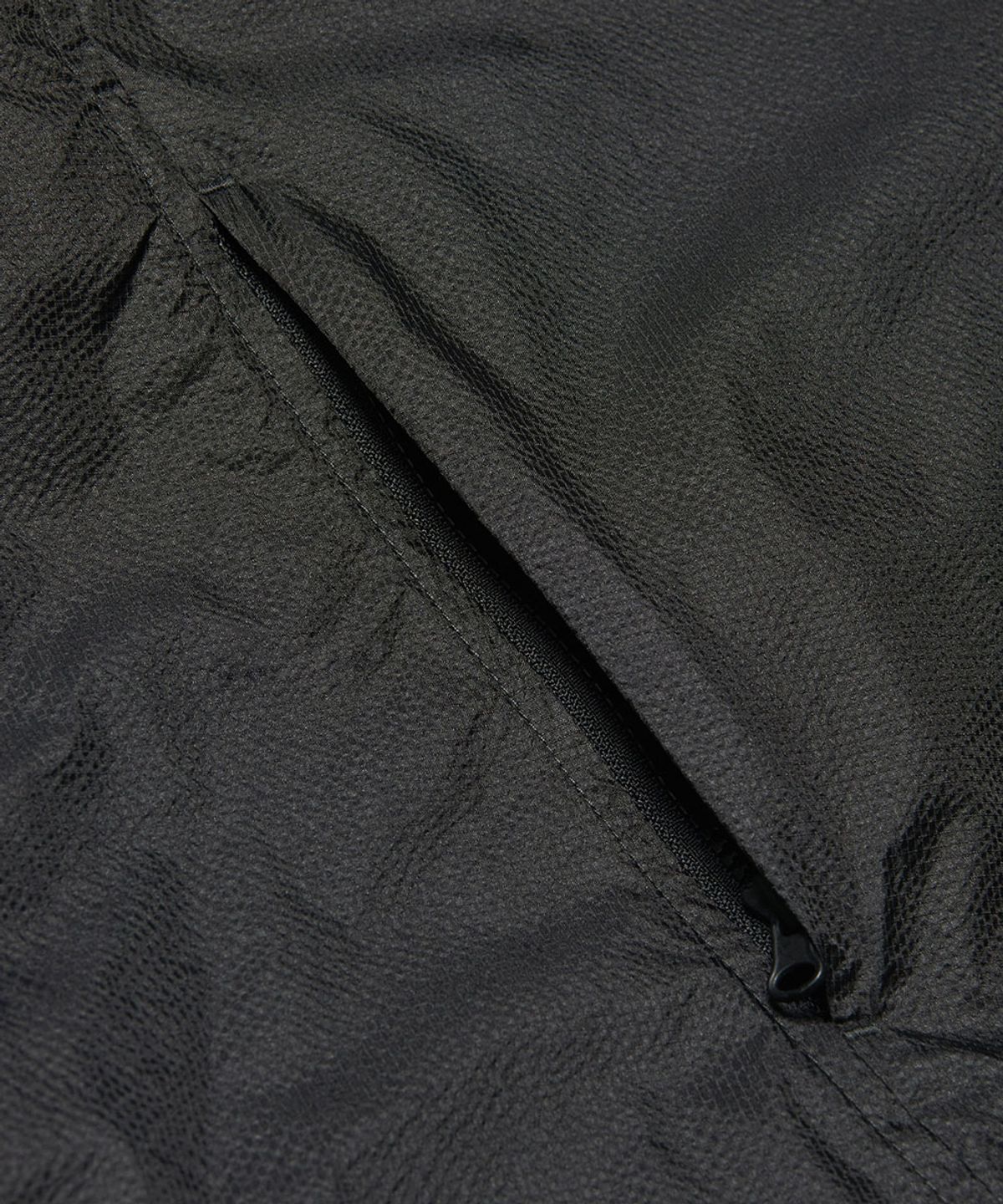 노매뉴얼(NOMANUAL) DUNE LIGHT NYLON JACKET - BLACK