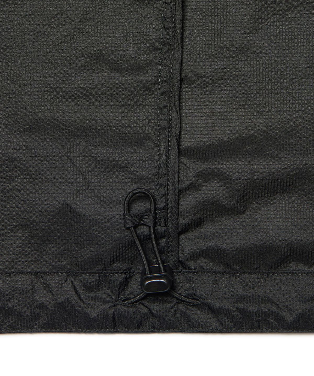 노매뉴얼(NOMANUAL) DUNE LIGHT NYLON JACKET - BLACK