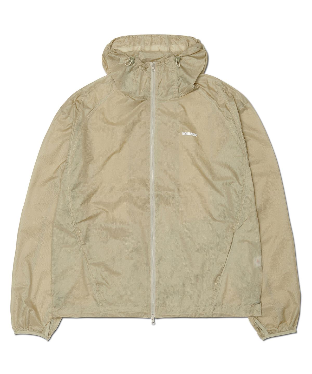 노매뉴얼(NOMANUAL) DUNE LIGHT NYLON JACKET - BEIGE