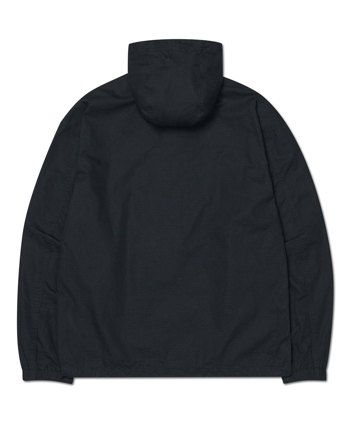 노매뉴얼(NOMANUAL) WASHED HOODED JACKET - BLACK