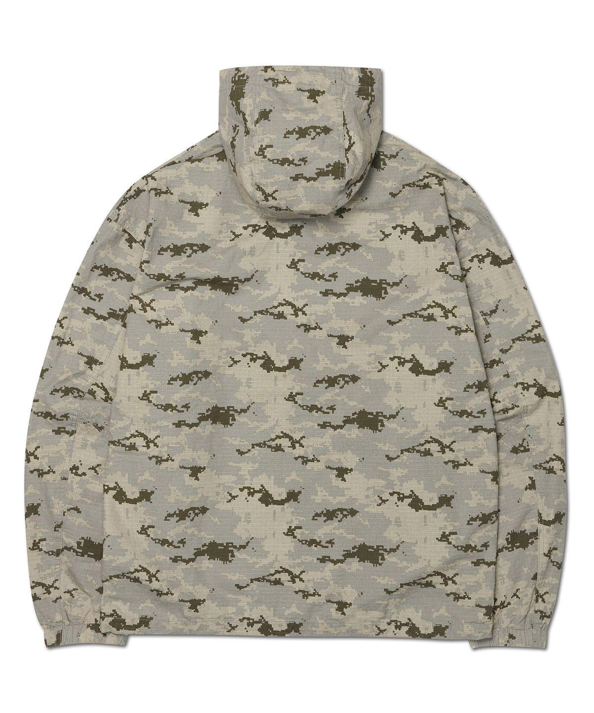 노매뉴얼(NOMANUAL) WASHED HOODED JACKET - DIGITAL CAMO