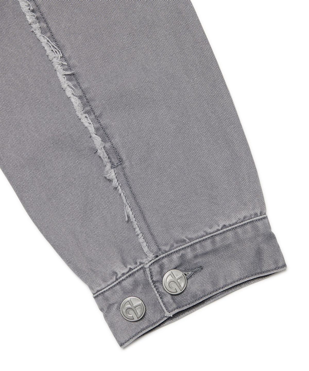 노매뉴얼(NOMANUAL) ROUGH CUT TRUCKER JACKET - WASHED GRAY