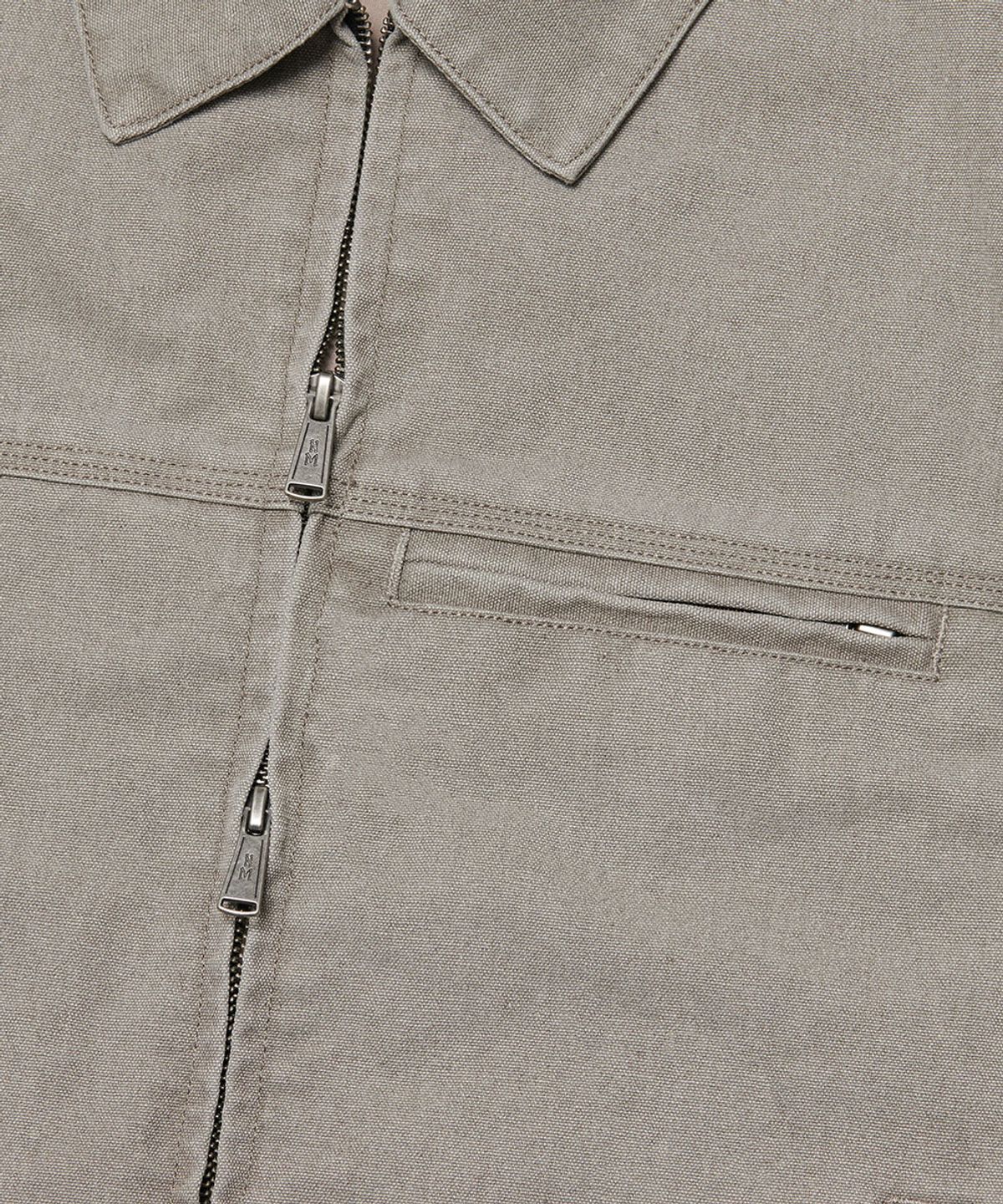 노매뉴얼(NOMANUAL) E.S WASHED WORK JACKET - WASHED GRAY