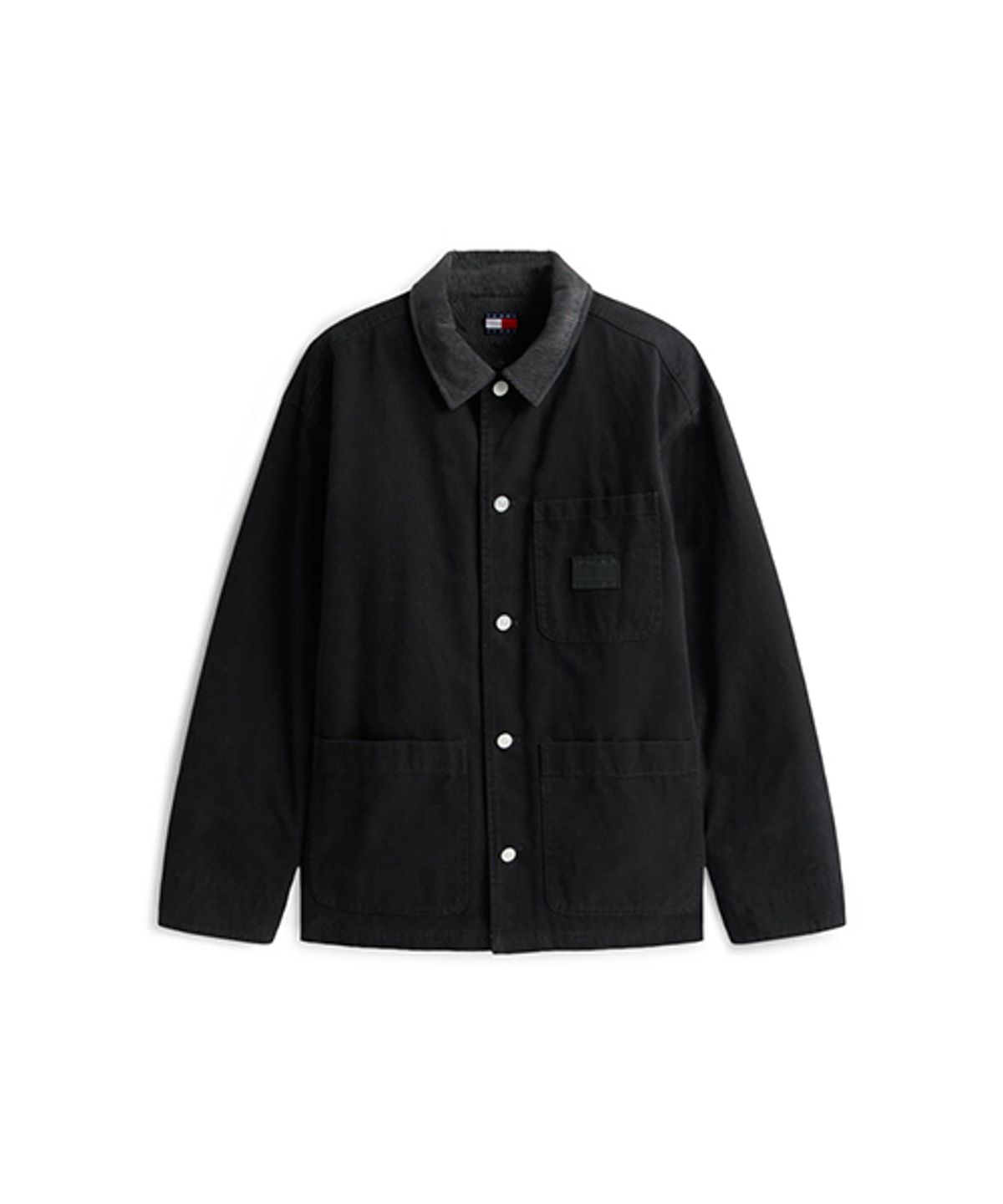 타미진스(TOMMY JEANS) 코튼 캔버스 패디드 셔츠 (T32G0WSH30TMT1BDS)