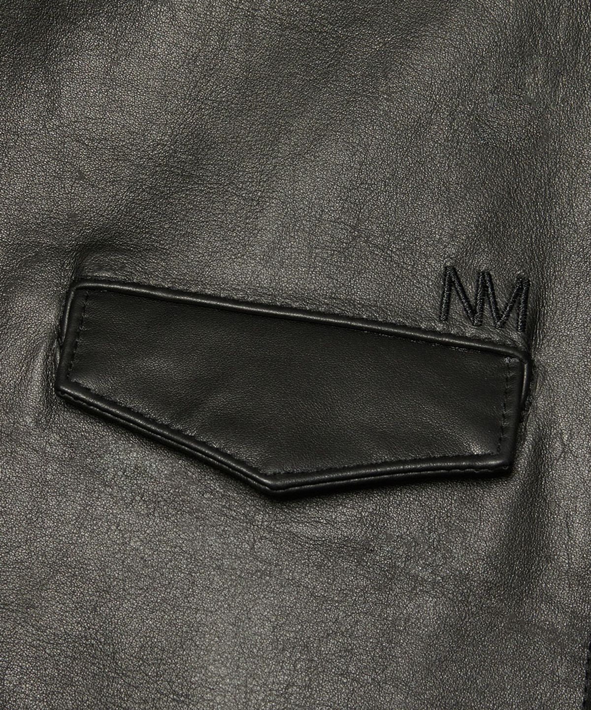 노매뉴얼(NOMANUAL) NEO LEATHER JACKET - BLACK