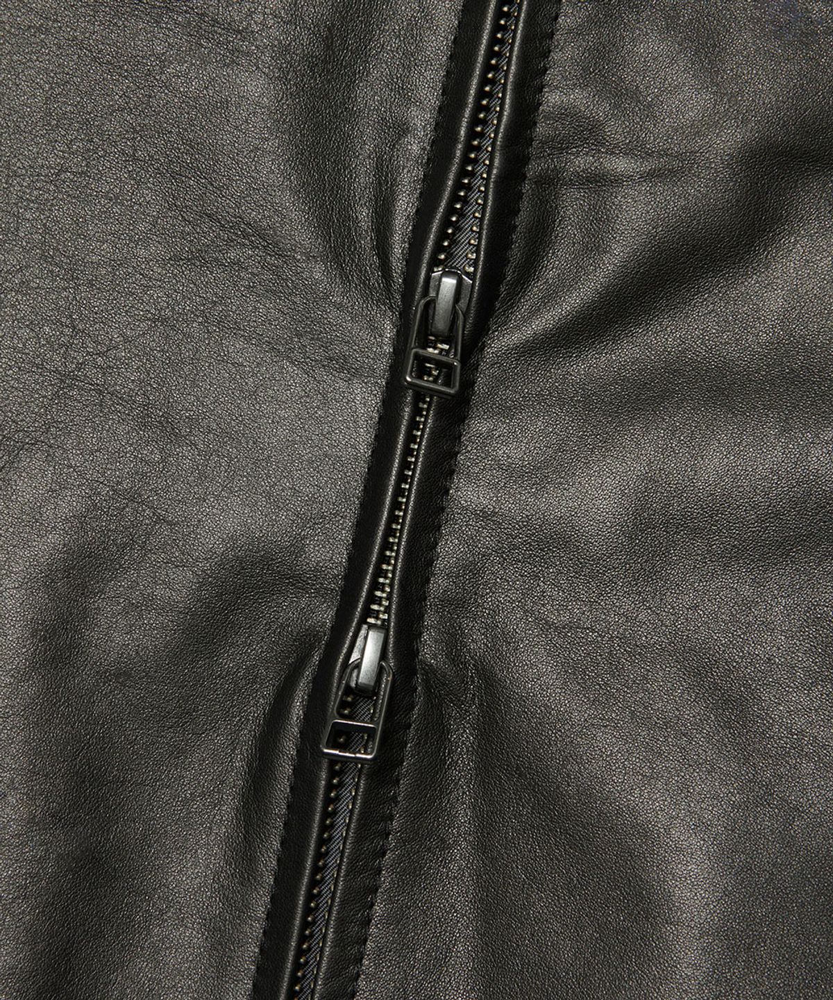 노매뉴얼(NOMANUAL) NEO LEATHER JACKET - BLACK