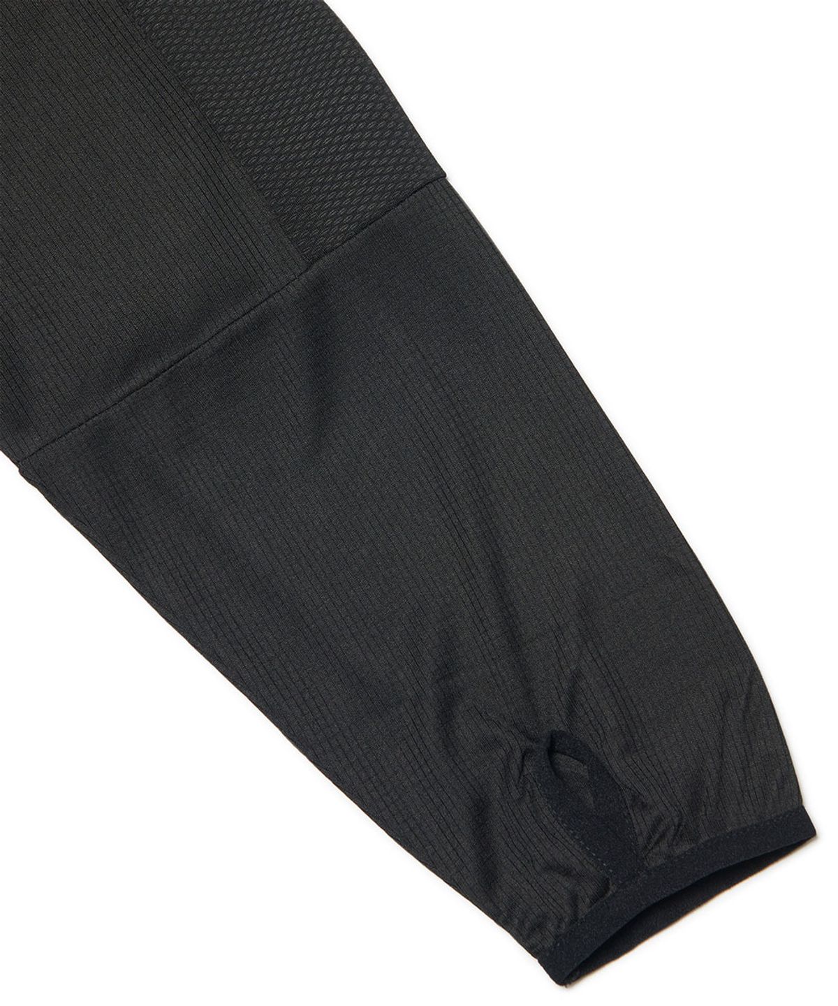 노매뉴얼(NOMANUAL) STATIC MESH LONG SLEEVE - BLACK